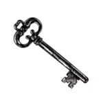 Antiker Dietrich mit verziertem Kopf